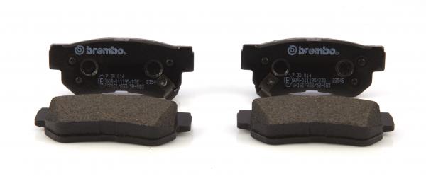 BREMBO Bremsbelagsatz, Scheibenbremse P 30 014