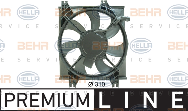 HELLA Lüfter, Klimakondensator 8EW 351 034-531