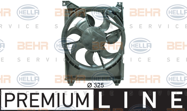 HELLA Lüfter, Klimakondensator 8EW 351 034-701