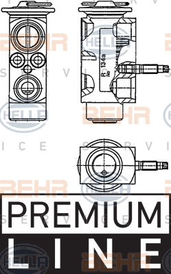 HELLA Expansionsventil, Klimaanlage 8UW 351 234-201