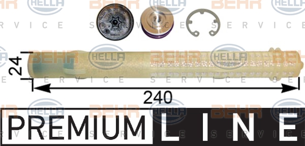 HELLA Trockner, Klimaanlage 8FT 351 335-231