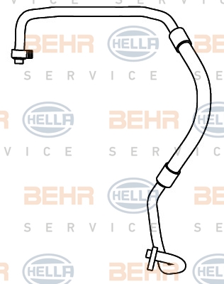 HELLA Niederdruckleitung, Klimaanlage 9GS 351 337-451