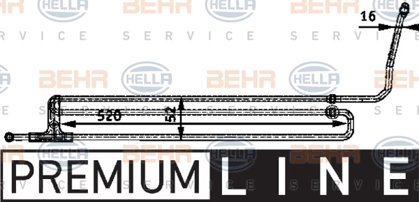 HELLA Ölkühler, Lenkung 8MO 376 726-201