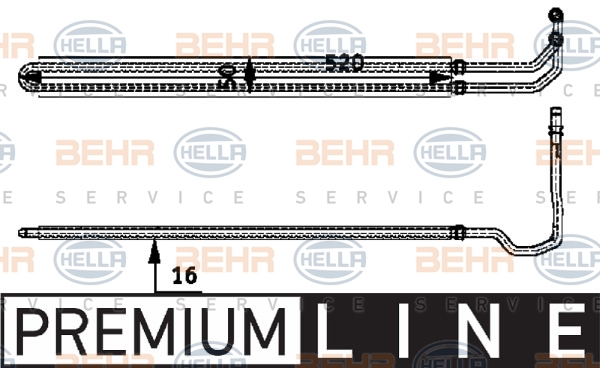 HELLA Ölkühler, Lenkung 8MO 376 726-331