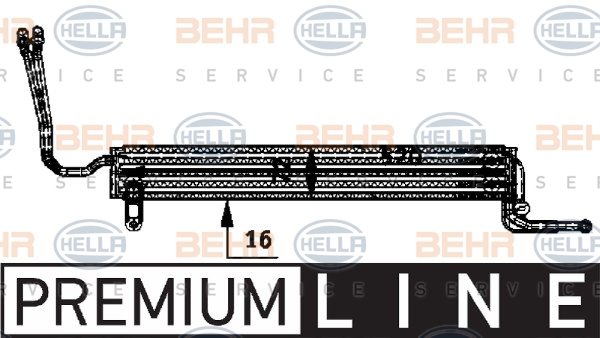 HELLA Ölkühler, Lenkung 8MO 376 726-361