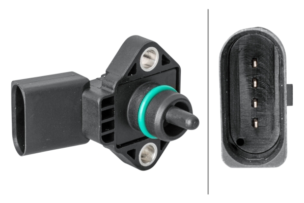 HELLA Sensor, Ladedruck 6PP 358 152-011