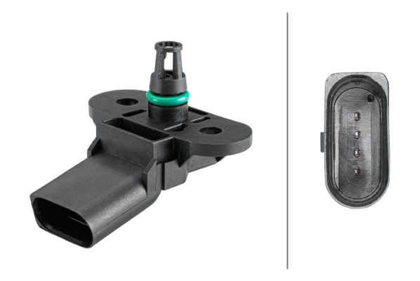 HELLA Sensor, Saugrohrdruck 6PP 358 152-221