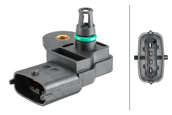 HELLA Sensor, Saugrohrdruck 6PP 358 152-331
