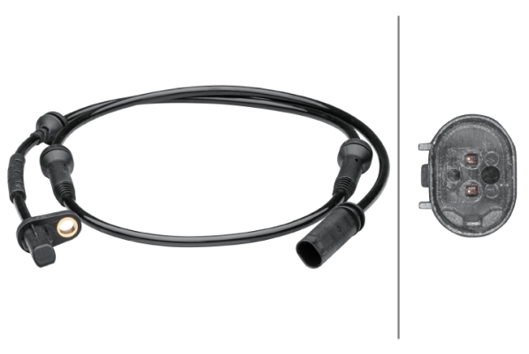 HELLA Sensor, Raddrehzahl 6PU 012 679-371