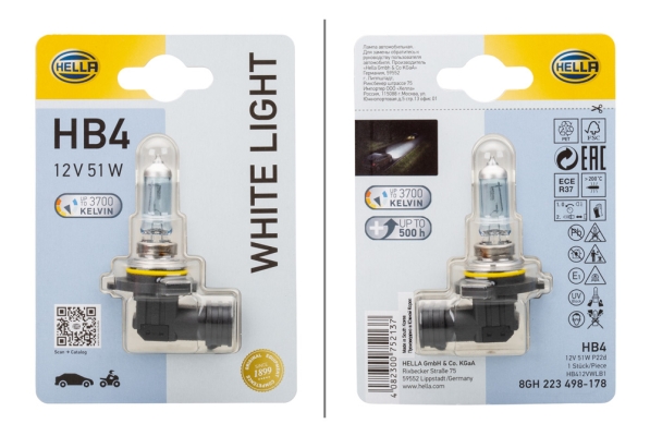 HELLA Glühlampe, Nebelscheinwerfer 8GH 223 498-178