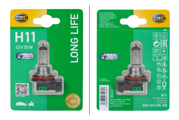 HELLA Glühlampe, Nebelscheinwerfer 8GH 223 498-358