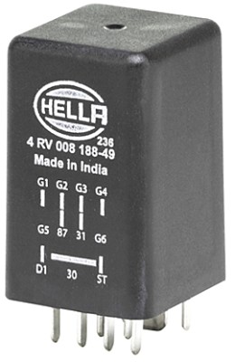 HELLA Steuergerät, Glühzeit 4RV 008 188-491