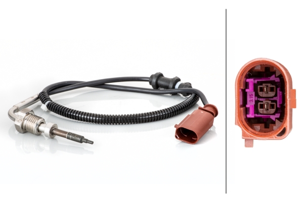 HELLA Sensor, Abgastemperatur 6PT 014 494-881