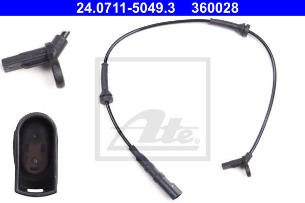 ATE Sensor, Raddrehzahl 24.0711-5049.3