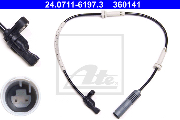 ATE Sensor, Raddrehzahl 24.0711-6197.3