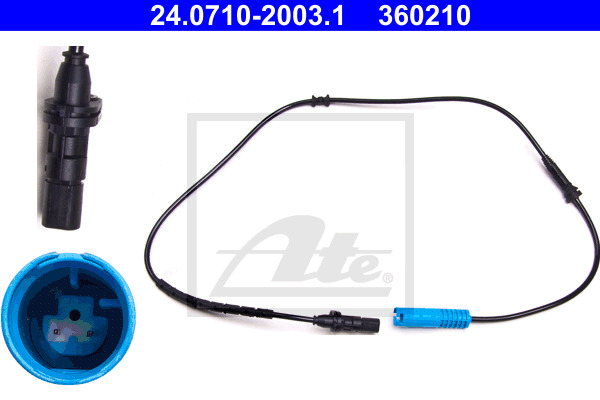 ATE Sensor, Raddrehzahl 24.0710-2003.1