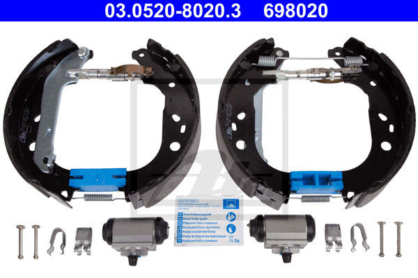 ATE Bremsbackensatz 03.0520-8020.3