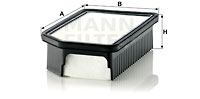 MANN-FILTER Luftfilter C 26 014