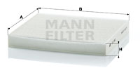 MANN-FILTER Filter, Innenraumluft CU 2362