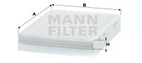 MANN-FILTER Filter, Innenraumluft CU 2436
