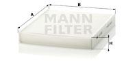 MANN-FILTER Filter, Innenraumluft CU 2533-2