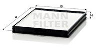 MANN-FILTER Filter, Innenraumluft CU 2628