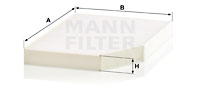 MANN-FILTER Filter, Innenraumluft CU 30 007