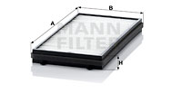 MANN-FILTER Filter, Innenraumluft CU 3124-2