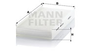 MANN-FILTER Filter, Innenraumluft CU 3847