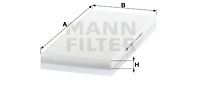 MANN-FILTER Filter, Innenraumluft CU 3942