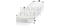 MANN-FILTER Filter, Innenraumluft CU 5141