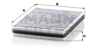 MANN-FILTER Filter, Innenraumluft CUK 22 014