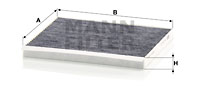 MANN-FILTER Filter, Innenraumluft CUK 24 013