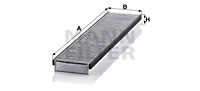 MANN-FILTER Filter, Innenraumluft CUK 5257