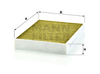 MANN-FILTER Filter, Innenraumluft FP 25 001