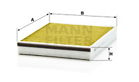 MANN-FILTER Filter, Innenraumluft FP 25 007