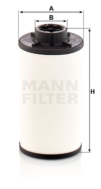MANN-FILTER Hydraulikfilter, Automatikgetriebe H 6003 z