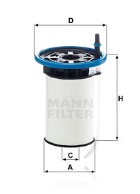 MANN-FILTER Kraftstofffilter PU 7005