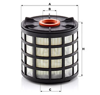 MANN-FILTER Kraftstofffilter PU 7011 z