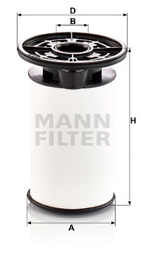 MANN-FILTER Kraftstofffilter PU 7014 z