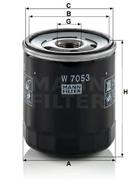 MANN-FILTER Ölfilter W 7053