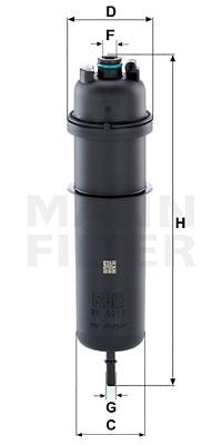 MANN-FILTER Kraftstofffilter WK 5017