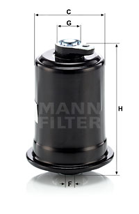 MANN-FILTER Kraftstofffilter WK 614/10