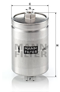 MANN-FILTER Kraftstofffilter WK 725