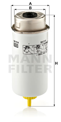 MANN-FILTER Kraftstofffilter WK 8154