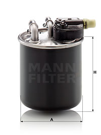 MANN-FILTER Kraftstofffilter WK 820/22