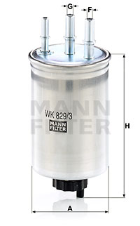 MANN-FILTER Kraftstofffilter WK 829/3