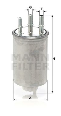 MANN-FILTER Kraftstofffilter WK 829/6