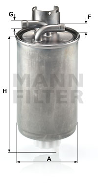 MANN-FILTER Kraftstofffilter WK 829