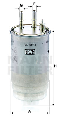MANN-FILTER Kraftstofffilter WK 9053 z